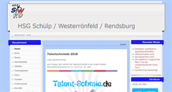 Desktop Screenshot of hsg-schuelp-westerroenfeld.de