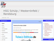 Tablet Screenshot of hsg-schuelp-westerroenfeld.de